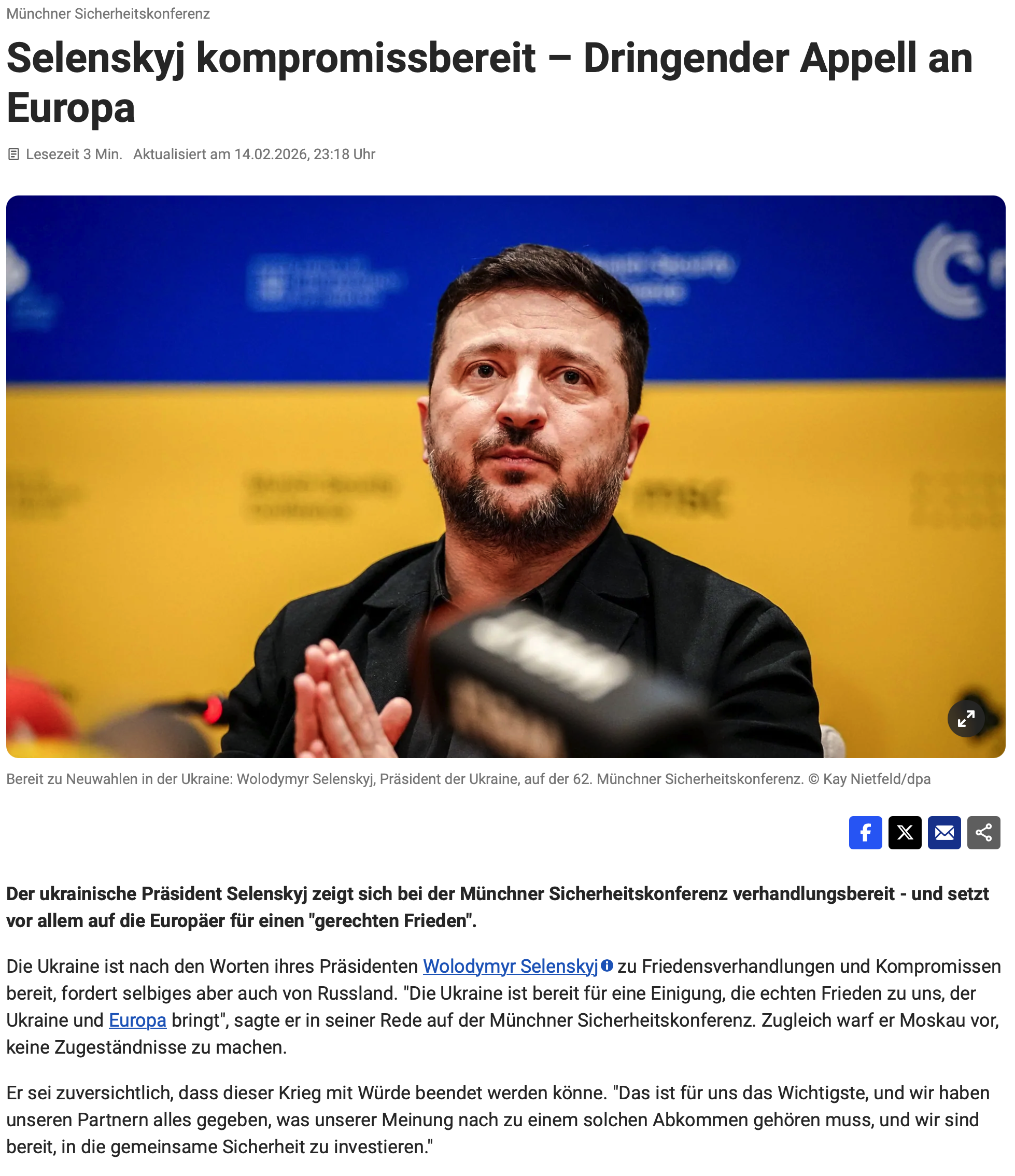 Langsam nervt der wirklich mit seinem "für Europa" der Typ⁉️